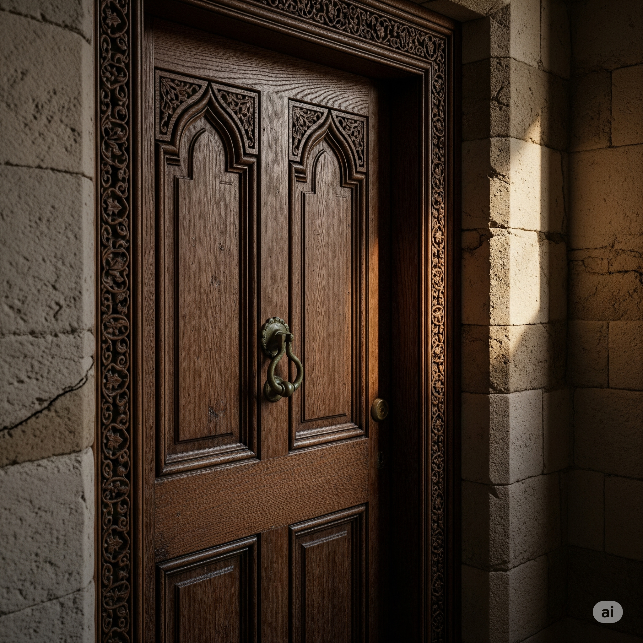 Gambar sebuah pintu slot modern berwarna biru muda terpasang di dinding putih.